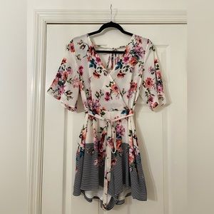 Blue Rain Romper, Size L